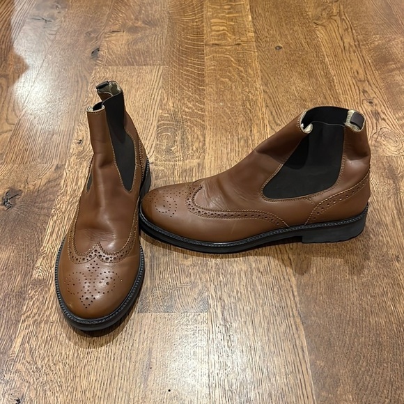 Michelle Pasinkoff Women’s Brown Chelsea Boots - Picture 1 of 7